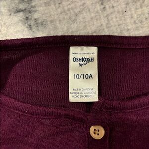 OshKosh B'gosh Kids Shirt in Burgundy